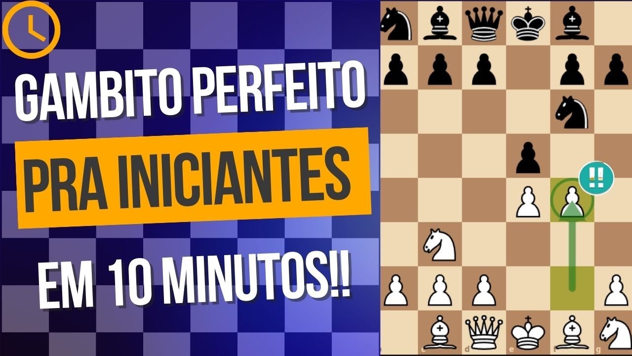 O que é um Gambito no jogo de Xadrez? 